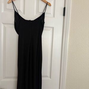 Laundry By Shelli Segal Black Satin Dress